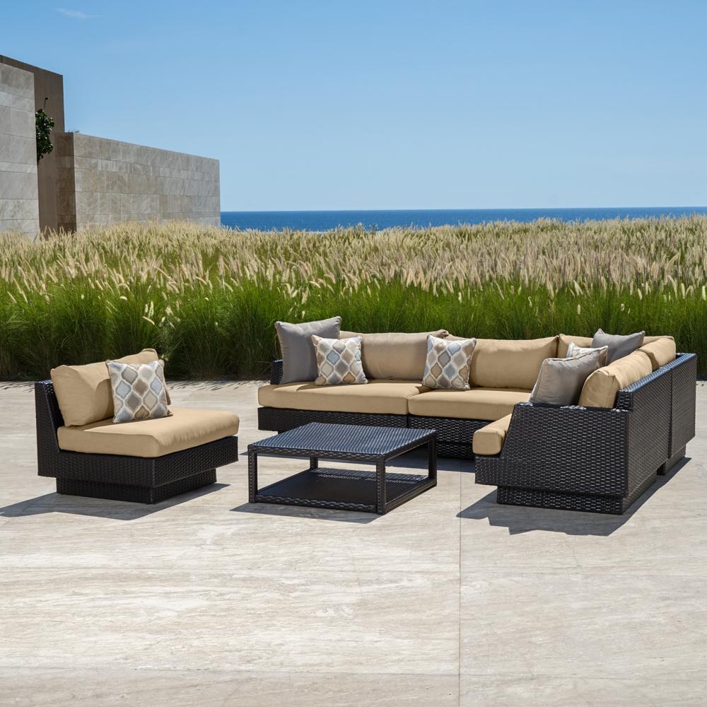 ... Portofino™ Comfort 6pc Sofa Sectional - Heather Beige ...