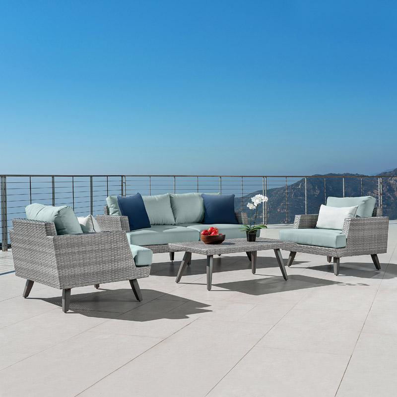 Portofino Casual 4 Piece Loveseat Group