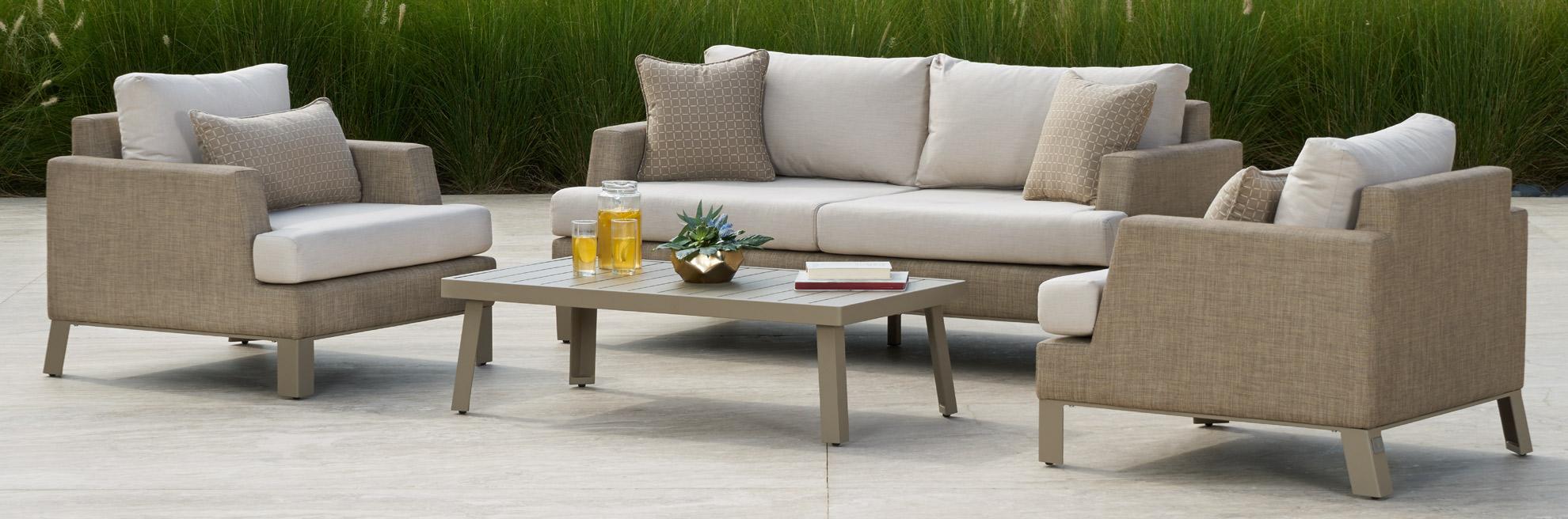 Shop The Portofino Sling 4 Piece Seating Group