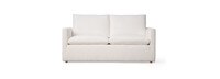 Arwine 70" Native Linen Square Arm Sofa - Native Linen White