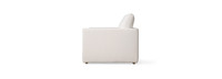 Arwine 70" Native Linen Square Arm Sofa - Native Linen White