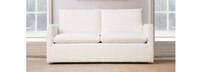 Arwine 70" Native Linen Square Arm Sofa - Native Linen White
