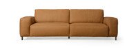 Rumsfeld 98" Leather Paris Club Arm Sofa - Hand Tipped Camel