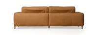 Rumsfeld 98" Leather Paris Club Arm Sofa - Hand Tipped Camel