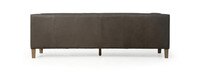 Stillan 89" Leather Track Arm Sofa - Hand Tipped Graphite