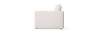 Arwine Linen Square Arm Chair - Native Linen White