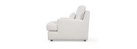Iwaya Linen Square Arm Chair - Native Linen White