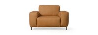 Rumsfeld Leather Paris Club Arm Chair - Hand Tipped Camel