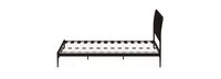 Kairosis Curved Metal King Bed Frame - Black