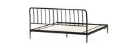 Kairosis Curved Metal King Bed Frame - Black