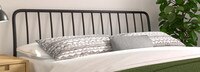 Kairosis Curved Metal King Bed Frame - Black