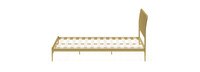 Kairosis Curved Metal King Bed Frame - Gold