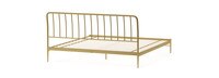 Kairosis Curved Metal King Bed Frame - Gold