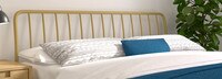 Kairosis Curved Metal King Bed Frame - Gold
