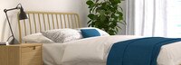 Kairosis Curved Metal King Bed Frame - Gold