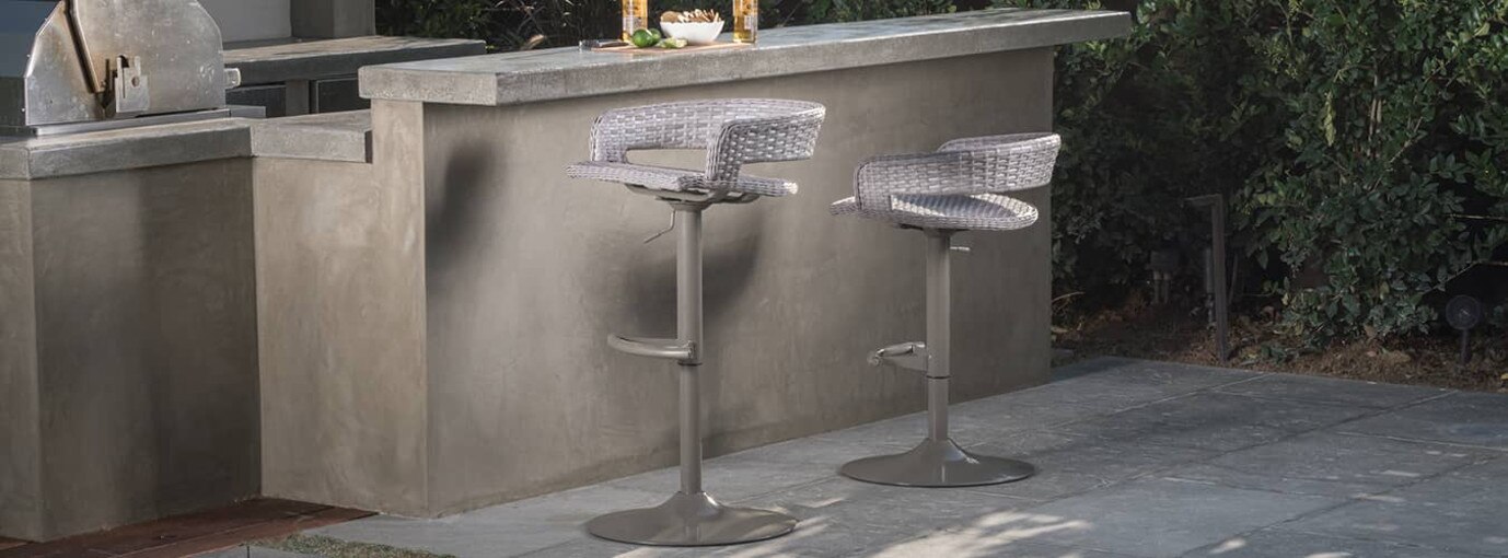 Portofino® Comfort 2pk Barstools - Gray
