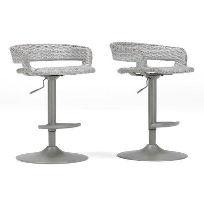 Portofino® Comfort Set of 2 Barstools - Gray
