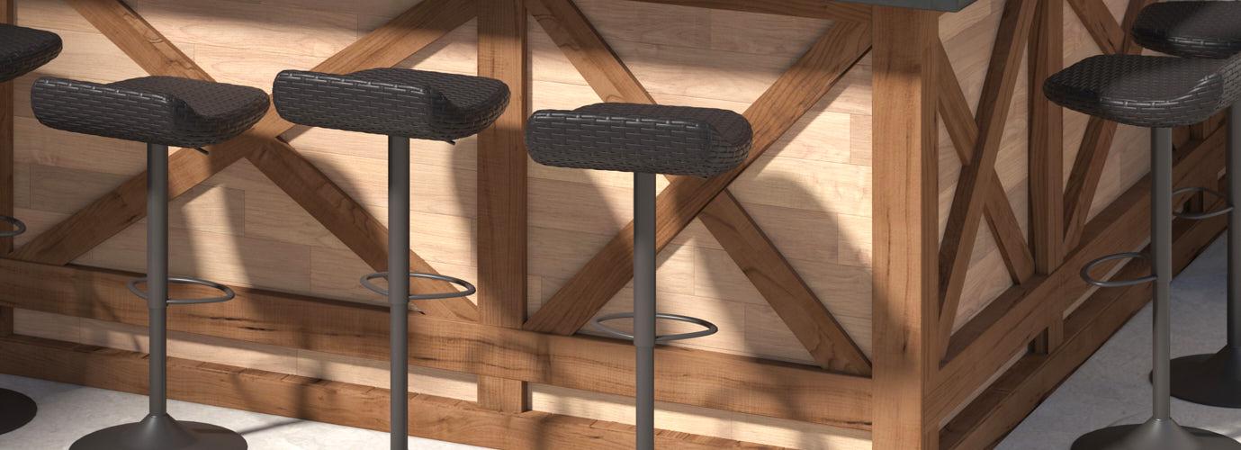 Deco™ Woven Outdoor Barstool Set