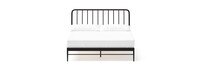 Kairosis Curved Metal Queen Bed Frame - Black