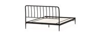 Kairosis Curved Metal Queen Bed Frame - Black