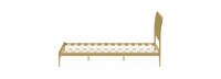 Kairosis Curved Metal Queen Bed Frame - Gold