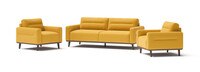 Portofino Serene Sofa and Club Seating Set in Medallion Yellow