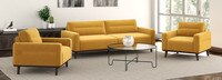 Portofino Serene Sofa and Club Seating Set in Medallion Yellow