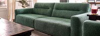 Portofino Serene Sofa and Loveseat Seating Set in Emerald Green