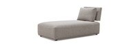 Portofino Calmo 3 Piece Chaise Seating Set in Dark Gray