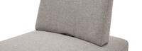 Portofino Calmo 3 Piece Chaise Seating Set in Dark Gray