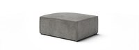 Portofino Entrada Modular Sofa With Ottoman - Gray