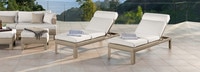 Portofino® Sling Sunbrella® Outdoor Chaise Lounges - Beige Fennel