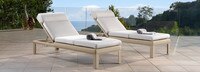 Portofino® Sling Sunbrella® Outdoor Chaise Lounges - Space Gray