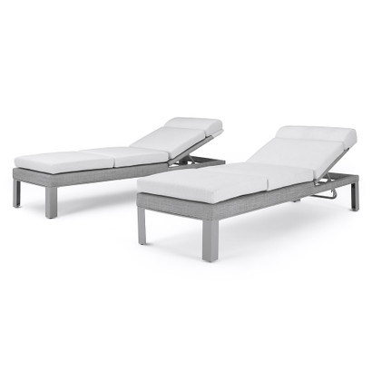 Portofino® Sling Sunbrella® Outdoor Chaise Lounges - Space Gray