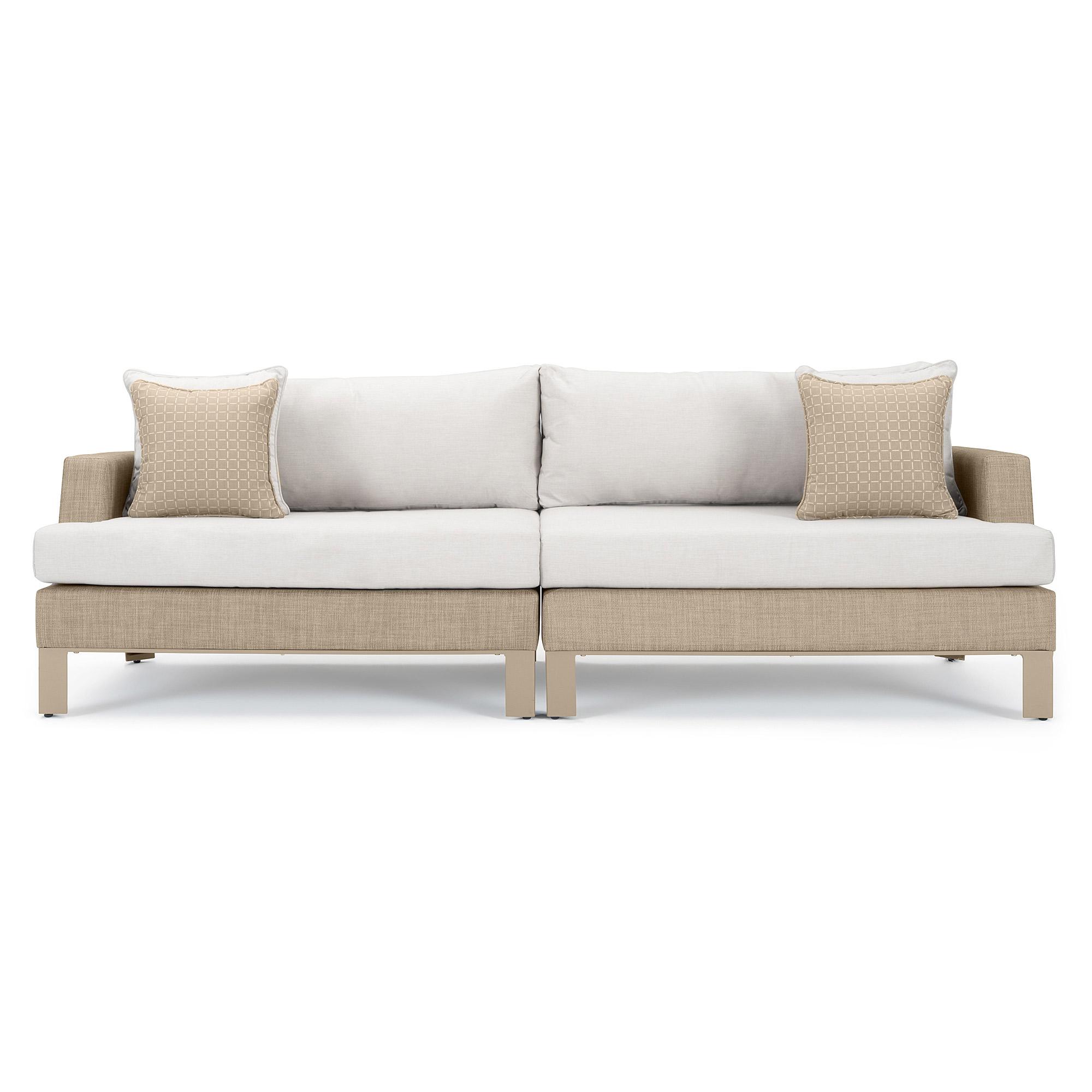 Portofino Sling 96in Sunbrella Outdoor Sofa - Fennel