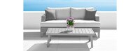 Portofino® Sling 71in Sunbrella® Outdoor Sofa & Coffee Table - Fennel
