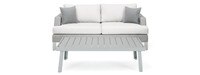 Portofino® Sling 71in Sunbrella® Outdoor Sofa & Coffee Table - Space Gray