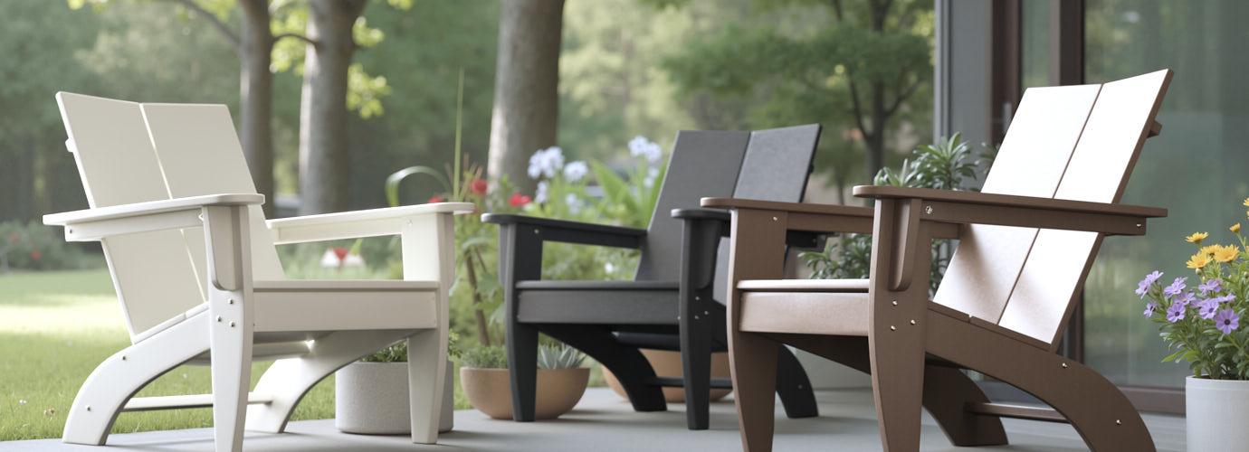 Kamas Outdoor Modern Adirondack Chair - Thumbnail 2