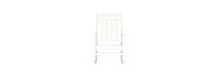 Kamas Outdoor Patio Rocking Chair - White
