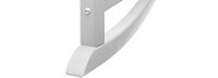 Kamas Outdoor Patio Rocking Chair - White