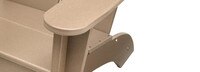 Kamas Outdoor Modern Adirondack Chair - Tan