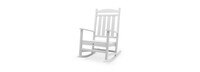 Kamas Set of 2 Outdoor Patio Rocking Chairs - White