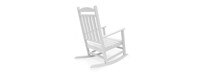 Kamas Set of 2 Outdoor Patio Rocking Chairs - White