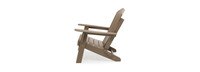 Kamas Set of 4 Outdoor Traditional Adirondack Chairs - Tan