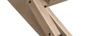 Kamas Set of 4 Outdoor Traditional Adirondack Chairs - Tan