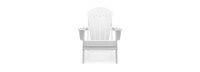 Kamas Set of 4 Outdoor Traditional Adirondack Chairs - White