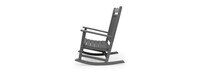 Kamas Set of 4 Outdoor Patio Rocking Chairs - Charcoal