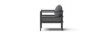 Morelia 2 Piece Sunbrella® Outdoor Patio Club Chairs - Canvas Charcoal
