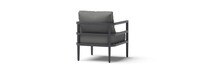 Morelia 2 Piece Sunbrella® Outdoor Patio Club Chairs - Canvas Charcoal