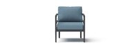 Morelia 2 Piece Sunbrella® Outdoor Patio Club Chairs - Canvas Denim